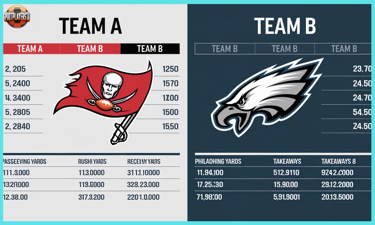 Tampa Bay Buccaneers vs Philadelphia Eagles Match Player Stats Overview